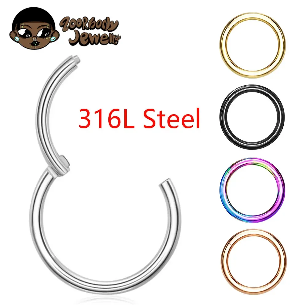 Body Jewelry Quality - 10 sztuk stal nierdzewna 316L kolczyk