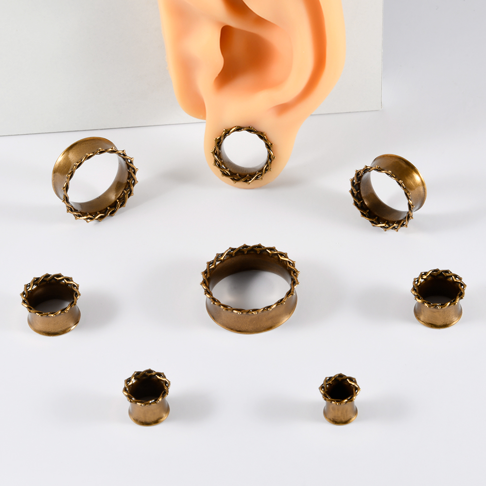 Okrągłe kolczyki vintage z kol – Body Jewelry Threadless recenzja i cena