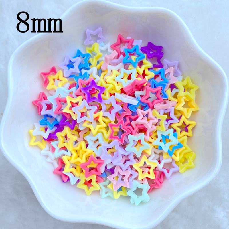 100Pcs New Cute Mini 8mm Macar – Star Flat Back recenzja i cena