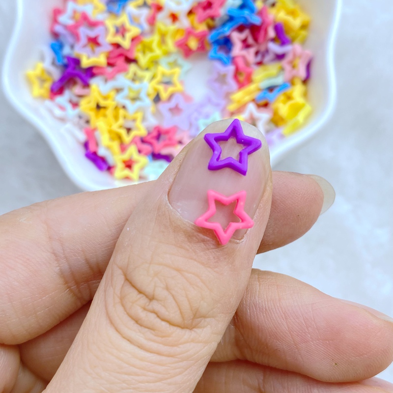 100Pcs New Cute Mini 8mm Macar – Star Flat Back recenzja i cena