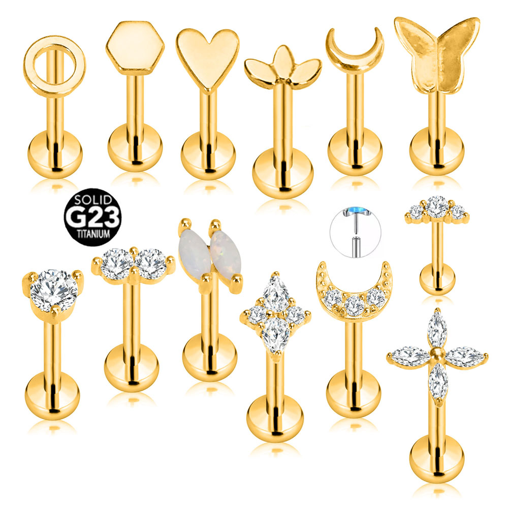 ASTM F136 G23 Tytanowy Kolczyk – Body Jewelry Threadless recenzja i cena