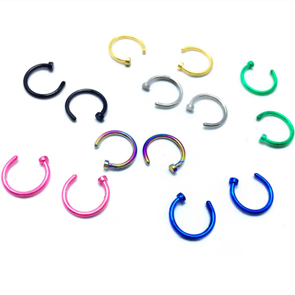 10 sztuk Proste kolczyki do us – Body Jewelry On Sale recenzja i cena
