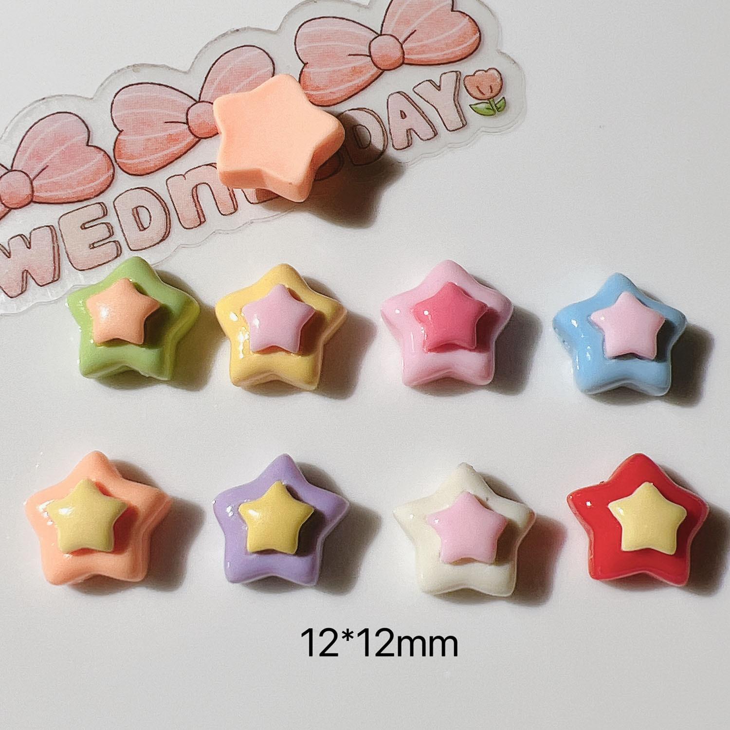30 szt. Mini dwuwarstwowa nasz – Star Flat Back recenzja i cena