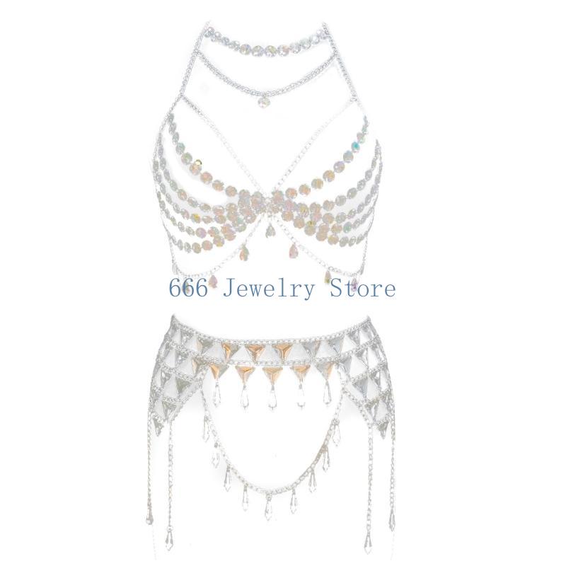 F2TD Modny zestaw biżuterii do – Body Jewelry Bra recenzja i cena