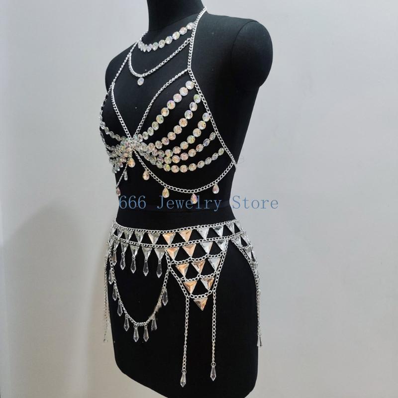 F2TD Modny zestaw biżuterii do – Body Jewelry Bra recenzja i cena