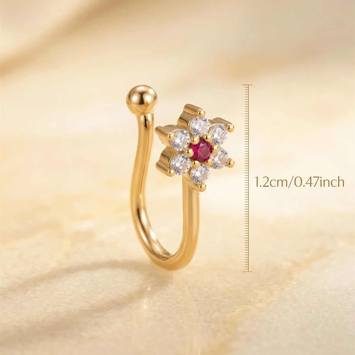 1 szt. Klips na nos w kształci – Body Jewelry On Sale recenzja i cena