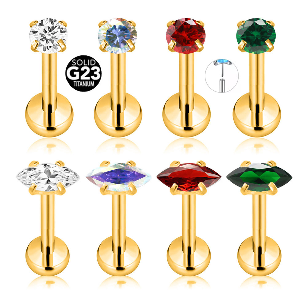 ASTM F136 G23 Titanium Marquis – Body Jewelry Threadless recenzja i cena