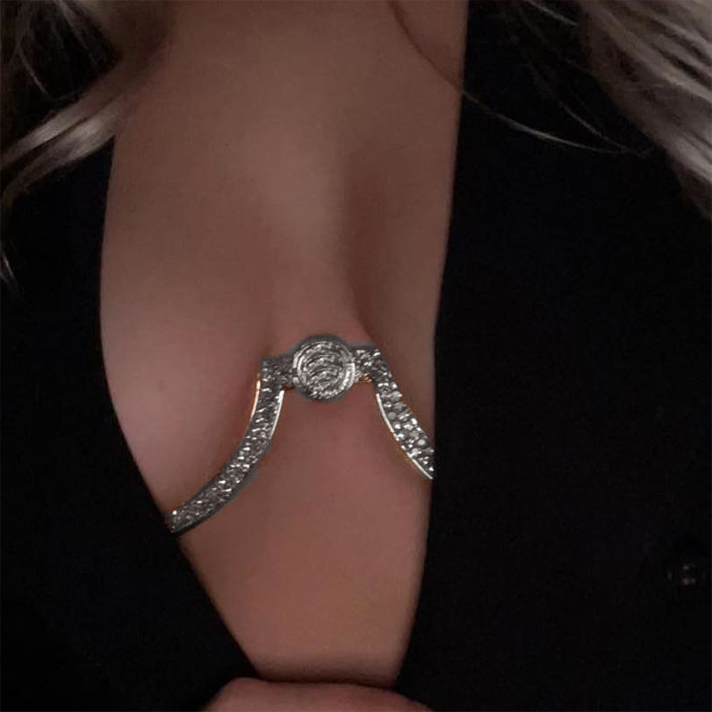 Stonefans cyrkon motyl z zawie – Body Jewelry Bra recenzja i cena