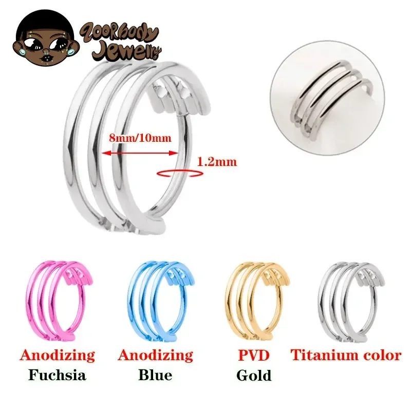 G23 tytanowy trójwarstwowy pus – Body Jewelry Quality recenzja i cena