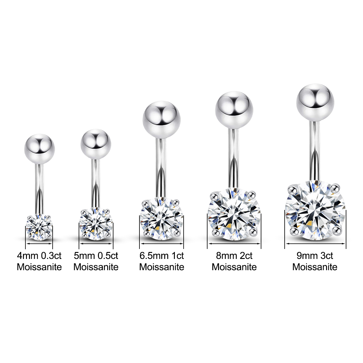 Szjinao 0,3ct do 3ct Moissanit – Body Jewelry On Sale recenzja i cena