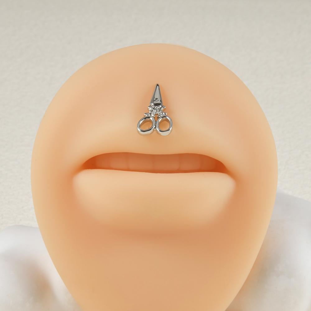 1PC stal chirurgiczna klucz be – Body Jewelry Threadless recenzja i cena