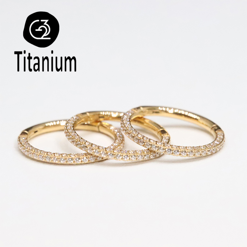 Kolczyki do piercingu z tytanu – Body Jewelry Quality recenzja i cena