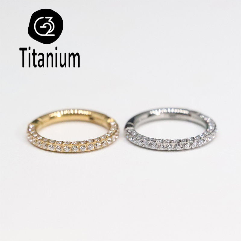 Kolczyki do piercingu z tytanu – Body Jewelry Quality recenzja i cena