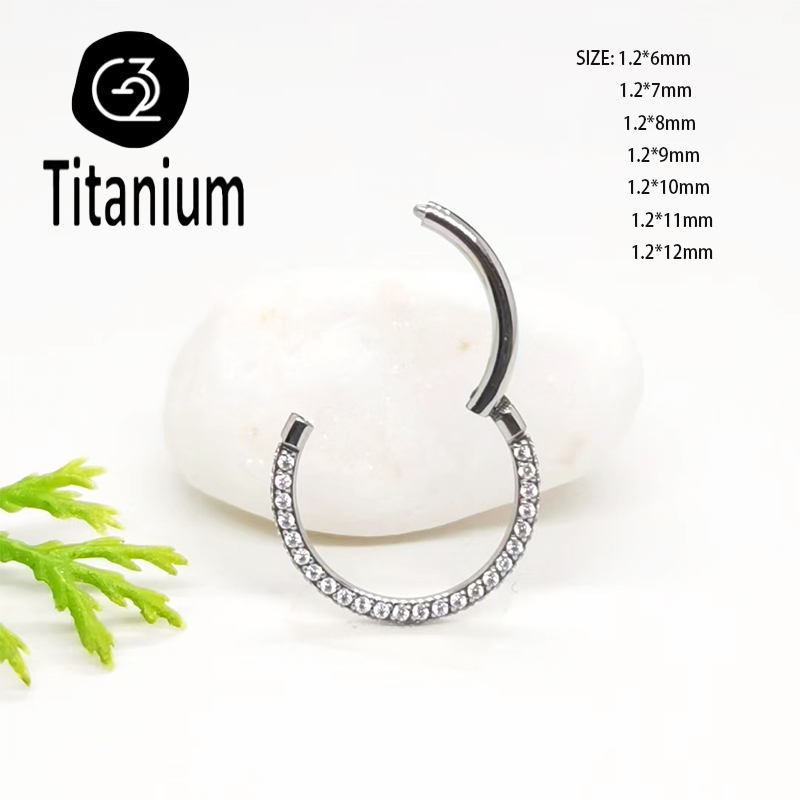Kolczyki do piercingu z tytanu – Body Jewelry Quality recenzja i cena