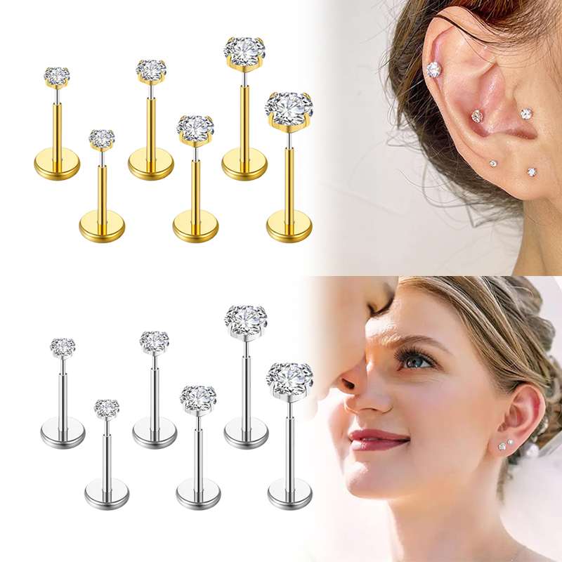 Kolczyki do nosa, przegrody no – Body Jewelry Threadless recenzja i cena