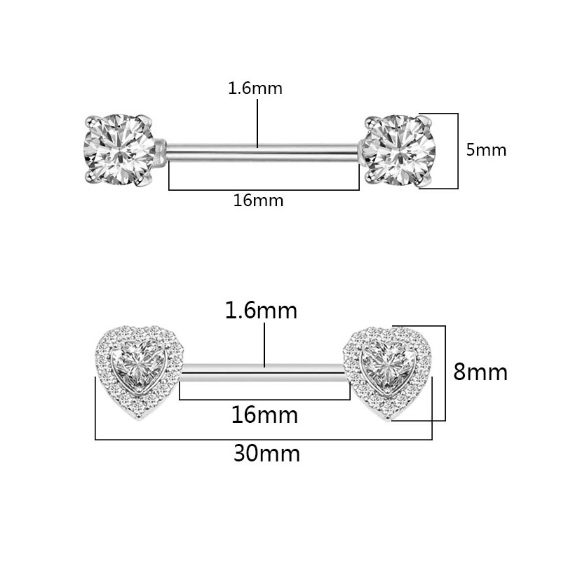 2 sztuk moda wysokiej jakości  – Body Jewelry Quality recenzja i cena